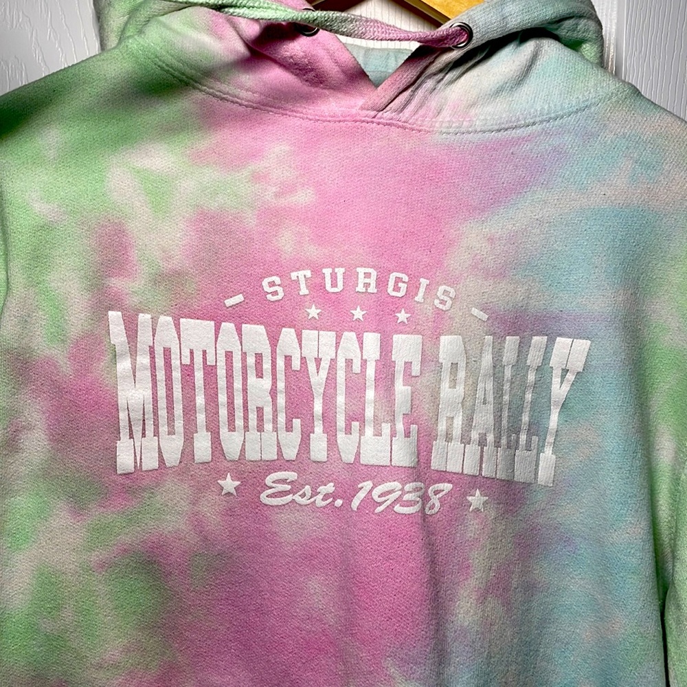 Unisex Size Medium Sturgis Motorcycle Rally Tie-dye Hoodie